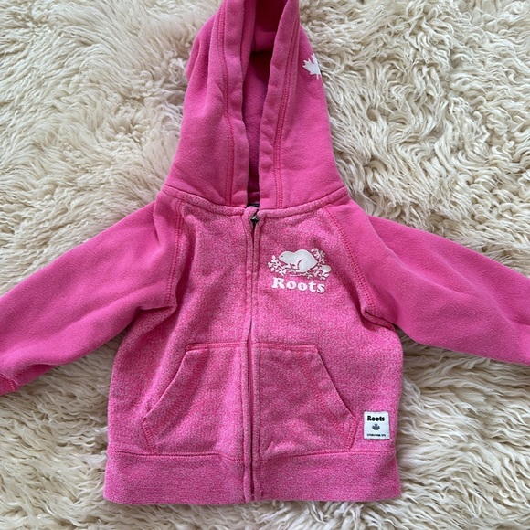 Roots baby hoodie and jogger set M 6-12 M - Picture 2 of 4